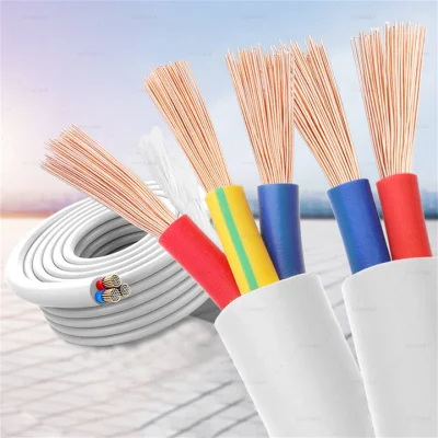 Cavo elettrico a 3 conduttori cavo flessibile in rame da 1.5 mm Cavo a 3 conduttori RVV H05VV-F.