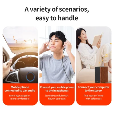 Adattatore Aux per telefono placcato oro 1,2 m presa per cavo Aux da 3,5 mm Cavo audio da 3,5 mm