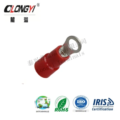 Cavo in rame con terminale ad anello isolato Jiang su Longyi Terminali elettrici in rame con aletta terminale con personalizzazione di base del capicorda