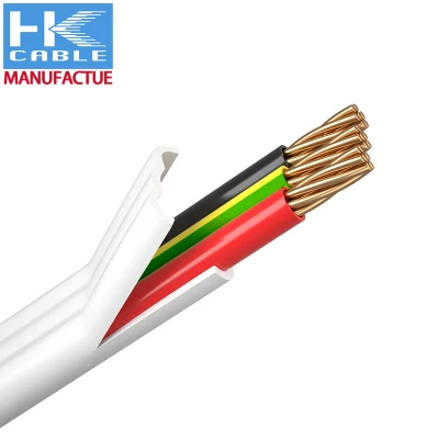  Cavo TPS a 3 conduttori da 1,5 mm, 2,5 mm, 6 mm, isolato in PVC Cavo elettrico a cavo piatto TPS Twin &amp; Earth
