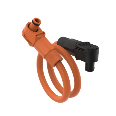 Connettori per immagazzinamento di energia FPIC con filo di rame nudo da 50 mm2 con lato destro Connettori angolari