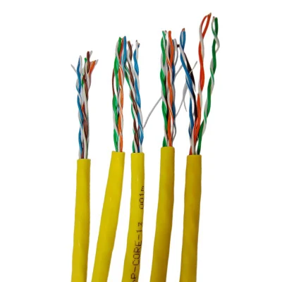 2 4 6 10 Core Cat 2 Cat 3 Shield/Unshielded Cavo telefonico Messenger Drop Wire