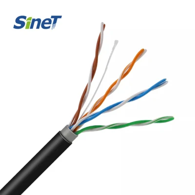 Cavo UTP Cat5e impermeabile per esterni, CCA in rame nudo 24 AWG