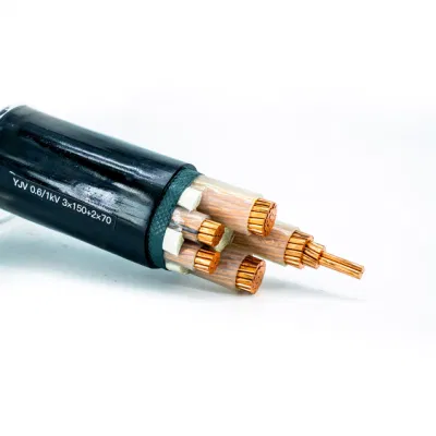 Cavo conduttore in rame puro a bassa tensione a 1-5 conduttori 0.6/1kv XLPE Cavo di alimentazione isolato in PVC/PE per linea di alimentazione principale in ingresso