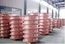 Struttura solare di alta qualità metallo alluminio puro Ottone lamina piatta Filo elettrico in rame intrecciato ad anello per barra di distribuzione di massa