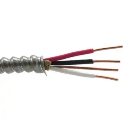 Cavo armato in alluminio conduttore in rame 600 V 12 AWG 2c AC90 Cavo