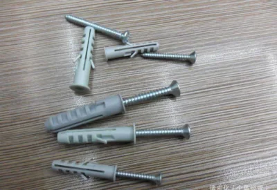 Campione gratuito di tappo a parete con ancoraggio in plastica per tappi a parete in plastica Ancoraggio per viti in plastica nylon