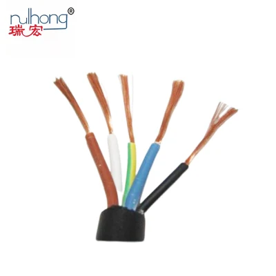 Cavo elettrico flessibile per uso domestico rivestito in PVC e rivestito in rame multi-core da 450/750V RVV Rvvp 1,5mm, 2,5 mm, 4 mm a bassa tensione