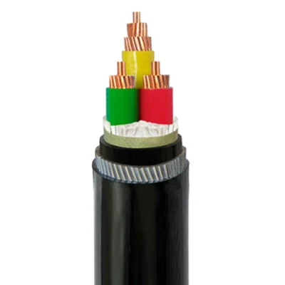 Alimentazione elettrica blindata con conduttore in rame/alluminio XLPE/PVC isolato Swa bassa tensione Cavo 0.6/1kv