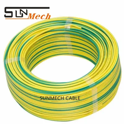 Cavo elettrico filo da costruzione cavo in alluminio doppio filo piatto Twin Twin Con cavo di alimentazione a filo elettrico di terra cavo flessibile isolato in PVC Filo elettrico in rame