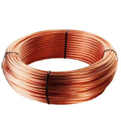 99.99% filo di rame T2 C1100 C11000 0,8 mm 1,0 mm 1,2 mm 1,6 mm Conduttore per resistenza elettrica in rame materiale elettrico 12 AWG ricotto nudo Filo di rame
