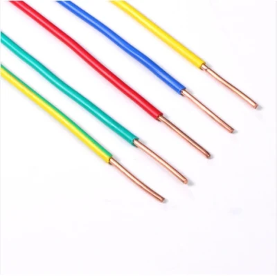 Cavo elettrico in rame solido BV di alta qualità 1.5mm 2.5mm 4mm Cavo elettrico per cavi con cavo a conduttore singolo da 6 mm 10 mm 16 mm