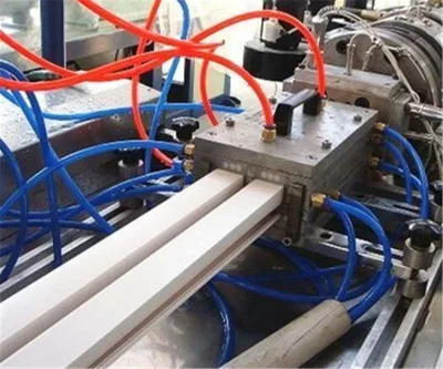 PVC plastica canalina per cavi elettrica estrusione per canalina per cavi produzione Linea