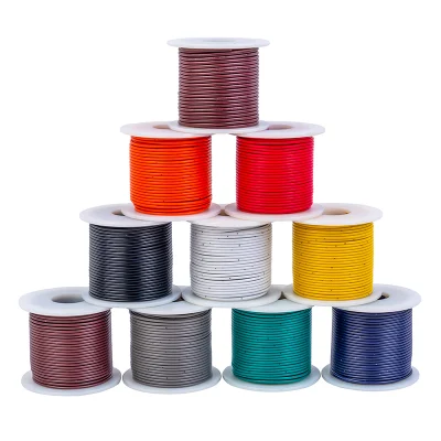 Cavi elettrici in PVC, cavo a conduttore singolo in rame pieno da 12 AWG Prezzo filo 3mm 10mm