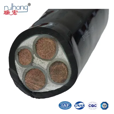 PVC isolato XLPE con conduttore in rame ad alta tensione da 0.6/1 kv Cavo elettrico con guaina Swa Armored