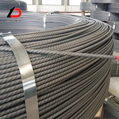 Filo d&prime;acciaio Prezzo della corda ASTM A421 3.8mm 4mm 5mm 6mm Filo PC intaccato 1670 MPa 1770 MPa in acciaio per calcestruzzo precompresso a basso rilassamento Filo con prezzo economico