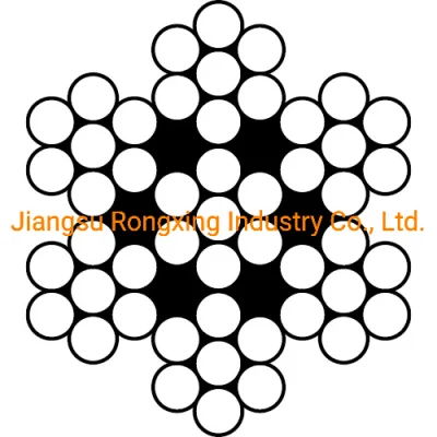 Cavo interno 7X7/6X7+IWS/6X7+FC per cavo di controllo per uso automobilistico galvanizzato/SS304