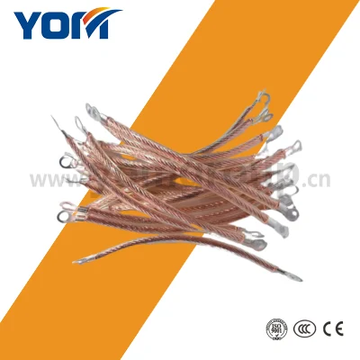 Cavi treccia di messa a terra in rame nudo flessibili TJR (X) elettrici