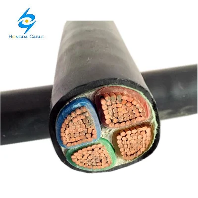 PVC XLPE trifase a 4 fili a bassa tensione 0.6/1 kv 4 Cavo di alimentazione in rame per sotterranei da 95 mm con conduttore