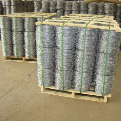 Filo ondinato zincato a caldo doppio intrecciato 15gague 200 m lunghezza Rotolo per fence