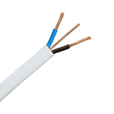 Cavo doppio bianco grigio con 6242 anni di isolamento in PVC da 2X4mm +1.5mm Filo
