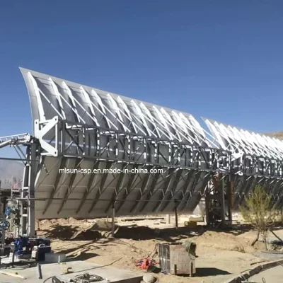 25 anni di vita parabolica trogolo solare calore termico utilizzo collettore Il sale fuso produce energia elettrica