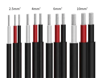 Cina Prezzo 2.5mm 4mm 6mm 10mm cavo fotovoltaico pannello solare Filo