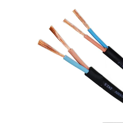 Alta qualità H05VV-F 2X1,0 mm2 / 2X2,5 mm2 / 3*0,75 mm2 / Cavo elettrico flessibile 3 X 2.5 mm2