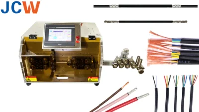 Jcw-CS15n Personalizza automaticamente conduttore strato esterno interno multicore 14 mmo. Cavo di processo per cablaggio D taglio/striscia di taglio/attrezzatura spelafili/macchina