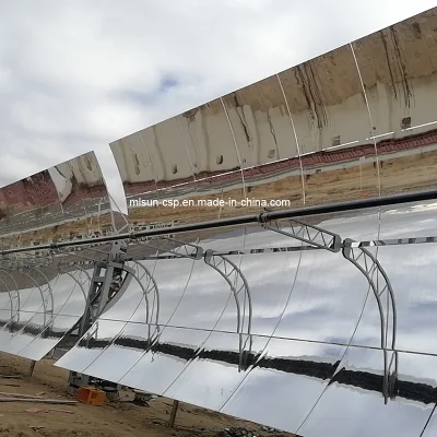 25 anni di vita parabolica trogolo solare calore termico utilizzo collettore Il sale fuso produce energia elettrica