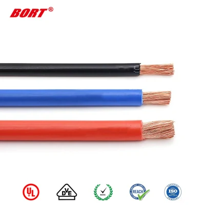 Cavo senza fili AWM UL3132 22 AWG 1,5mm illuminazione 300 V. Rullo in rame per cavi in gomma siliconica