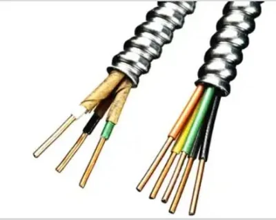 Cavo armato in alluminio conduttore in rame 600 V 12 AWG 2c AC90 Cavo