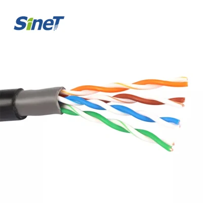 Cavo UTP Cat5e impermeabile per esterni, CCA in rame nudo 24 AWG