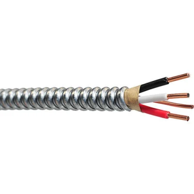 Cavo AC90 standard CSA 600 V AWG rame/XLPE/ alluminio con armatura interbloccata