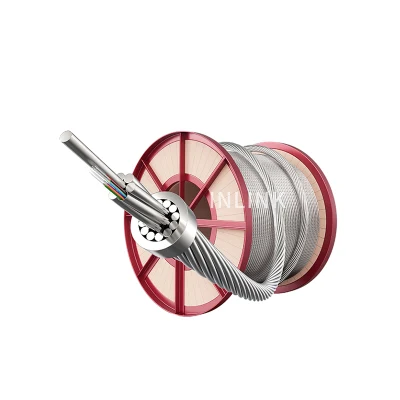 Specifiche OPGW Prezzi per cavi in fibra ottica da 100 metri Contractors per posa cavi