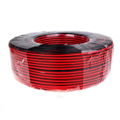 Bobina per cavo altoparlante rosso nero 2X2,5 mm2 rame stagnato rame Cavo audio intrecciato CCA