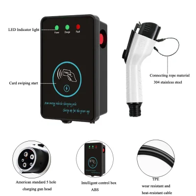 Caricabatteria da auto elettrico CA 240 V 11,5 kw 48 a per veicoli elettrici Stazione di alimentazione interna/esterna