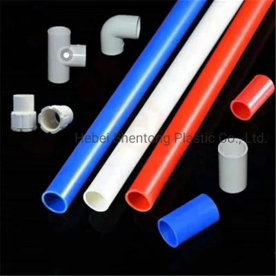 Tubo in plastica PVC di grande diametro, pieno materiale da costruzione, gocciolamento Acqua di irrigazione tubo di alimentazione/drenaggio/condotto