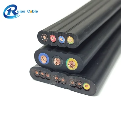 Rame H05VV-F H05vvvh2-F Flexible18AWG 0.75 1.5 2.5 mm2 Cu/PVC Cavo piatto elettrico intrecciato in PVC House