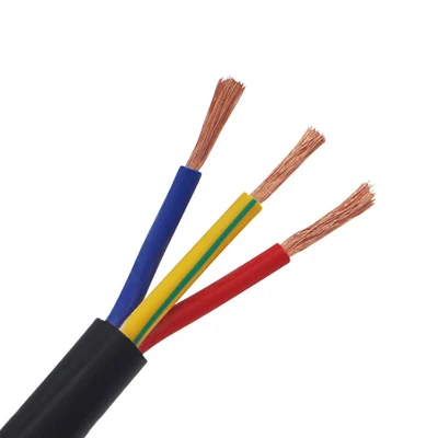  Filo elettrico flessibile multicore in rame H05VV-F 0.5-0.75 mm2 PVC Cavo di alimentazione