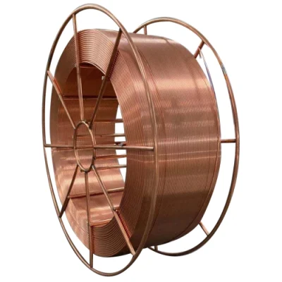 E71t-1c filo metallico corato a flusso ER70s-6 saldatura a filo solido rivestito in rame Filo