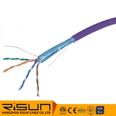 Cavo interno 4pr FTP Cat5e 305m/rotolo - rame pieno grigio Per interni