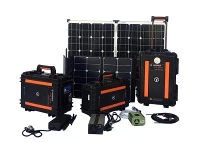 Centrale elettrica ad alta capacità Campeggio generatore di batterie elettriche solari ricaricabile Alimentatore domestico portatile per esterni da 1000 W.