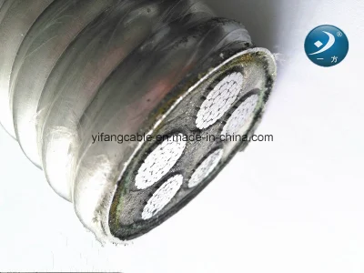 Cavo blindato interlock da 4 AWG 2 AWG 1 AWG con approvazione cUL Canada Cavo AIA Interlock ACM al Aluminium AA-8000 corazzato Acwu90