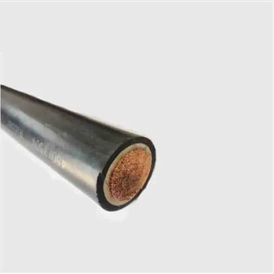 Cavo di saldatura H01n2-e H01n2-D da 70 mm2 isolato in gomma elettrico Cavo macchina super flessibile CCA con terra in rame cavo nero per saldatura