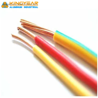 Conduttore solido in rame per cavo elettrico Kuwait da 2,5 mm per impieghi pesanti duplex BV cavo elettrico isolato in PVC