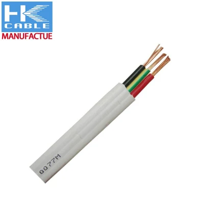 Cavo a 3 conduttori 1,5 mm 2,5 mm 4 mm 6 mm 10 mm isolato in PVC Cavo elettrico a cavo piatto TPS Twin &amp; Earth