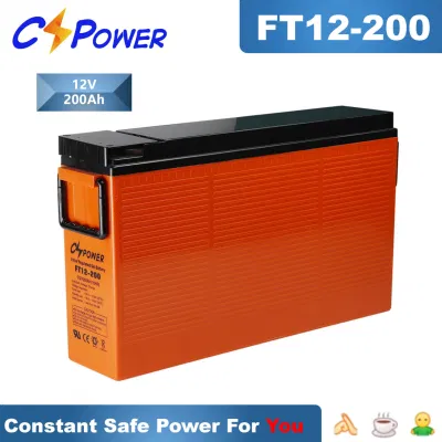 Batteria elettrica al piombo-acido ricaricabile con terminale anteriore a celle a secco 12V180ah Alimentazione per UPS/solare