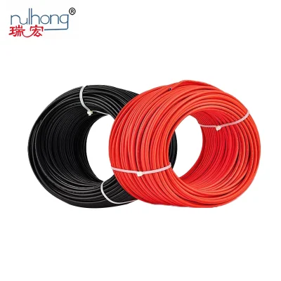Vendita all&prime;ingrosso 4 mm 6 mm 10 mm Tinner Copper Fotovoltaico solare CC elettrico Cavo FV elettrico flessibile a filo