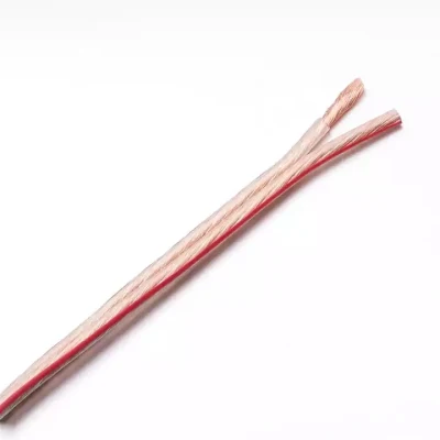 Filo per altoparlante OFC quadrato da 2 x 4 mm, Hi-Fi in rame senza ossigeno Cavo audio